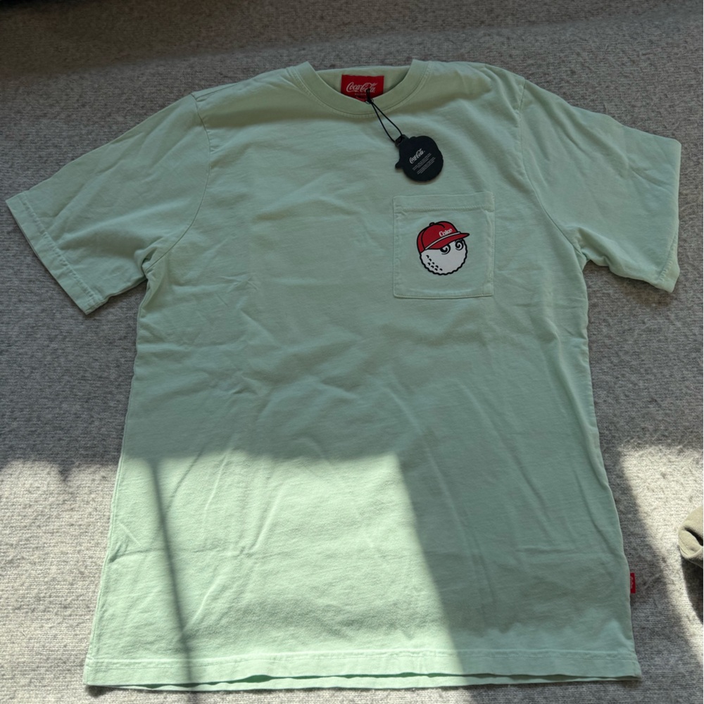 Malbon x Coca Cola Mint Green tshirt